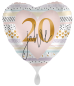 Preview: Folienballon - Creamy Blush 20 Jahre - ø 43cm